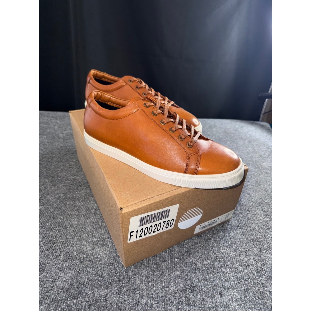 Patina AP Low Top Sneakers Honey Leather Mens 8.5 Tan Brown BLTSNHNY85M